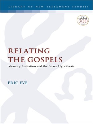 cover image of Relating the Gospels